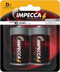 img 4 attached to Long-Lasting Power: Impecca D Alkaline Batteries LR20, Size D, 1.5V - 2 Pack