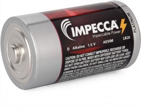 img 3 attached to Long-Lasting Power: Impecca D Alkaline Batteries LR20, Size D, 1.5V - 2 Pack