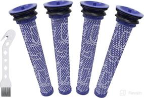 img 4 attached to 🔍 Fette Filter - Pre-Filters for Dyson Vacuum Filter V6, V7, V8, DC58, DC59 - Comparable to Part # 965661-01 (Pack of 4)