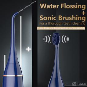 img 3 attached to 🦷 Advanced Electric Toothbrush with Waterproof Design and Rechargeable Irrigator