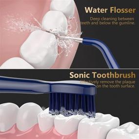 img 2 attached to 🦷 Advanced Electric Toothbrush with Waterproof Design and Rechargeable Irrigator