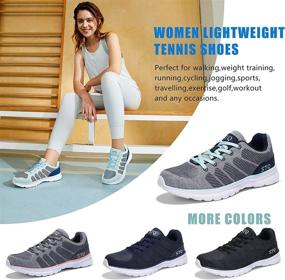 img 3 attached to STQ Running Breathable Comfortable Sneakers Women's Shoes - Athletic