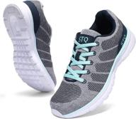 stq running breathable comfortable sneakers women's shoes - athletic logo