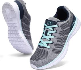 img 4 attached to STQ Running Breathable Comfortable Sneakers Women's Shoes - Athletic