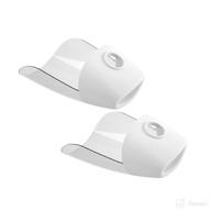 xloey faucet extender - 2 pack, toddler sink & tub faucet extender for easy handwashing - fits most faucets (white) logo