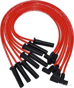 img 4 attached to 🔌 A-Team Performance - 8.0mm Double-Layer Red Silicone Spark Plug Wires - Compatible With Chevy Chevrolet GMC Big Block Engines - 396, 402, 427, 454, 502, 572