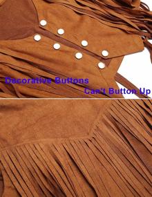 img 3 attached to Beyove Tassels Sleeveless Outwear Layering Women's Clothing : Coats, Jackets & Vests