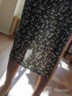img 1 attached to Womens Printed High Waist Midi Skirt With Side Split And Zipper Detail - Perfect For Casual Wear review by Quinton Martinez