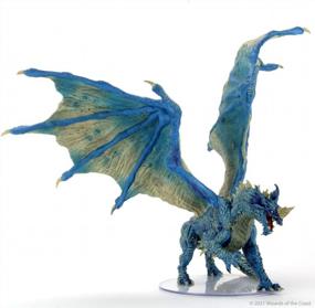 img 2 attached to D&D Icons Of The Realms: Adult Blue Dragon Premium Figure By WizKids