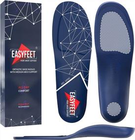 img 4 attached to 2023 Orthotic Work Insoles With Medium Arch Support For Men And Women - Anti-Fatigue Inserts For Plantar Fasciitis, Flat Feet, And Leg Pain Relief - Work Boot Insoles For All-Day Standing Comfort