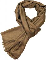 cotton linen scarves for men and women - shanlin unisex logo