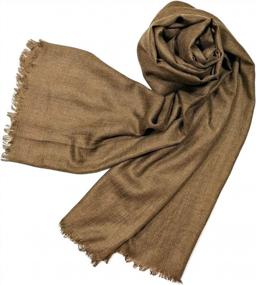 img 2 attached to Cotton Linen Scarves For Men And Women - Shanlin Unisex