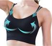 echoine women's longline camisole sports bra for gym, fitness, running, yoga workout support and comfort tank top logo