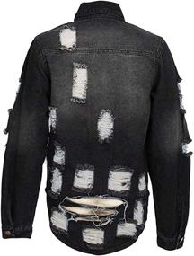 img 1 attached to Hongsui Womens Ripped Boyfriend Distressed Women's Clothing via Coats, Jackets & Vests