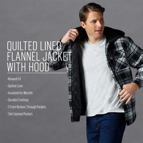 img 1 attached to 👕 Wrangler Authentics Sleeve Quilted Flannel Shirts for Men: Stylish and Cozy Clothing