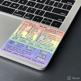 img 1 attached to 🌈 SYNERLOGIC (M/Intel) Mac OS Keyboard Shortcut Vinyl Sticker, No-Residue Adhesive, Compatible with MacBook Air/Pro/iMac/Mini (13-16 inch) - Pride Edition, Pack of 5