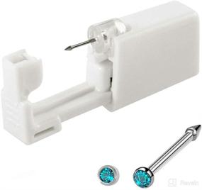 img 4 attached to 💎 Sterile Sapphire Jewelry: Trusted Disposable Piercing Solution