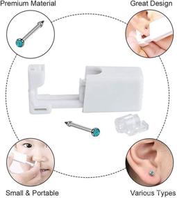 img 2 attached to 💎 Sterile Sapphire Jewelry: Trusted Disposable Piercing Solution