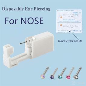 img 3 attached to 💎 Sterile Sapphire Jewelry: Trusted Disposable Piercing Solution