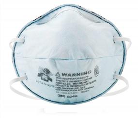 img 3 attached to Pack Of 20 3M R95 Particulate Respirator Masks With Nuisance Level Acid Gas Relief, Carbon Filter Layer, And AG Reduction For Collapse Resistant Shell Safety