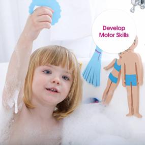 img 1 attached to Create Fun Fashions In The Tub With Edushape Magic Creations Foam Sticker Play Set!