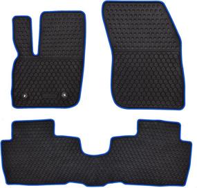 img 4 attached to Ucaskin 2013 2019 Odorless Washable Anti Slip Interior Accessories made as Floor Mats & Cargo Liners