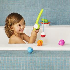 img 2 attached to Organize Your Child'S Bath Time - Munchkin Bath Toy Scoop With Fun Gone Fishin' Bath Toy Set