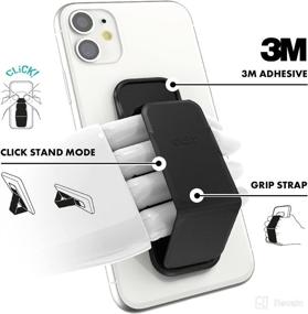 img 3 attached to CLCKR Phone Grip And Expanding Stand Strollers & Accessories for Strollers