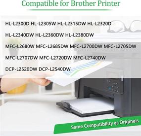 img 3 attached to 🖨️ GREENCYCLE 1 Pack DR630 DR-630 Black Drum Unit for Brother Laser Printer - Compatible with DCP-L2520DW, DCP-L2540DW, HL-L2360DW, HL-L2380DW, MFC-L2700DW, MFC-L2740DW (1PK DR630)