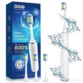 img 4 attached to 🪥 Slicoo Brushless Rechargeable Electric Toothbrush