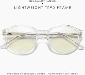 img 1 attached to SUNGAIT Spring Hinge Anti Blue Ray Glasses для защиты от деформации цифрового экрана