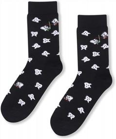 img 1 attached to Novelty Gifts For Golfer, Reader, Football Lover: Zmart Funny Lifting Fishing Baseball Chess Socks!
