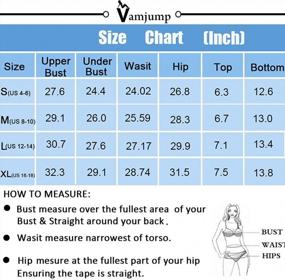 img 2 attached to VamJump Women'S Removable Strap Bandeau High Cut Cheeky Bikini Set Swimsuit