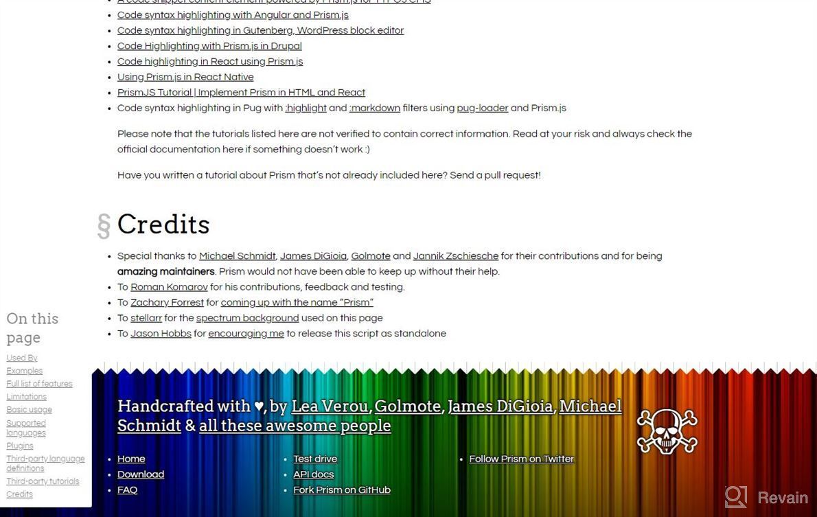 img 1 attached to Prismjs review by Jim Shirodkar