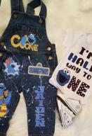 img 1 attached to Adorable KIDSCOOL SPACE Baby Boy Girl Jean Overalls: Trendy Toddler Ripped Denim Workwear review by Scott Vazquez