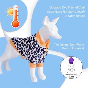 img 1 attached to 🐶 LovinPet 35 Optional Designs for Dog Warm Coat Sweater Jacket Alternative – Lightweight, World's Coziest Double-sided Fleece to Keep Dogs Warm for Extended Durations. Ideal Winter Solution!