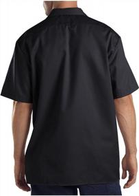 img 1 attached to Dickies Short Sleeve Shirt Black Large Men's Clothing and Shirts