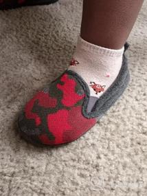 img 5 attached to Cute and Cozy Little Boys' Dearfoams Fleece Slipper Cayenne Shoes: Keep Their Feet Warm in Style!