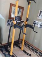 img 1 attached to Multi-Function Power Tower Pull Up Bar Station With J Hook And Dip Station For Home Strength Training Fitness Equipment - ZENOVA review by Bernard Larjin