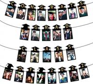 graduation party supplies for class of 2022 - 2 hanging photo banners, congrats grad garland & more! logo