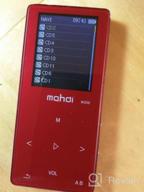 img 1 attached to MYMAHDI 8GB Portable MP3/MP4 Player With Expandable Memory, FM Radio, Voice Recorder And Speaker - Perfect For Music, Photos, And EBooks - Red review by Eric Fuego