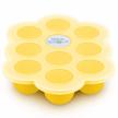 weesprout silicone baby food freezer tray with clip-on lid perfect storage container for homemade baby food, vegetable & fruit purees, and breast milk logo