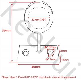 img 3 attached to 7/8" Tube Marine Boat Stanchion Hand Rail Fitting Left-Front - Keehui Heavy Duty 316SS 60°