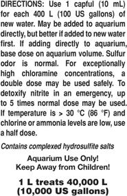 img 3 attached to 🌊 Seachem 437 Prime Fresh and Saltwater Conditioner: Powerful Chemical Remover and Detoxifier in 1L Size