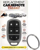 universal classic remote: keyless entry fob for multiple vehicle models, with lock, unlock, remote start, trunk release, and more логотип