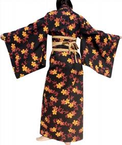 img 2 attached to RaanPahMuang Woven Thai Fabric Long Kimono Dress Japanese Outfit