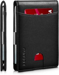 img 4 attached to 👝 RUNBOX Slim Leather RFID-Blocking Men's Accessory Wallet