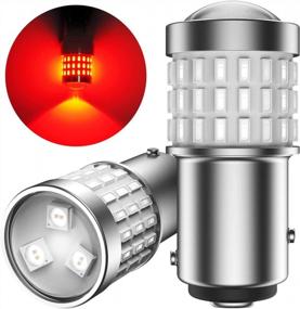 img 3 attached to Комплект из 2 красных лампочек Torchbeam 1157 LED Brake Light — автомобильные лампы 12 В 1157 BAY15D 7528 2057 2357 — замена на 300% ярче тормозных, задних, парковочных и стоп-сигналов