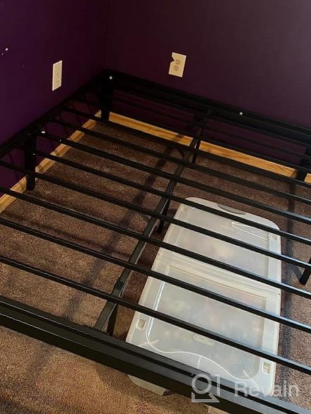 img 1 attached to Experience Unmatched Durability And Support With VECELO'S 14" Full Metal Platform Bed Frame review by Kevin Barbon