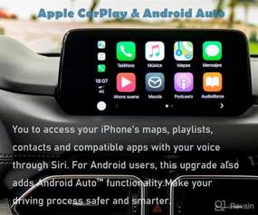 img 2 attached to 🚗 Mazda Carplay Adapter: Upgrade Your Mazda CX3/CX5/CX9/MX5/mzd6 with Carplay & Android Auto - TK78-66-9U0C Retrofit Kit Fits MZD Connect System, 00008FZ34